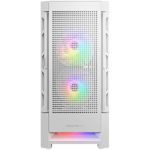 COUGAR Airface RGB White, Mid Tower, 2x 140 1x120 ARGB Fans, RGB Button, 4mm Tempered